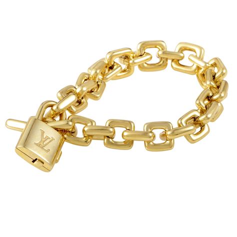 bracelet louis vuitton cadenas|louis vuitton yellow gold bracelet.